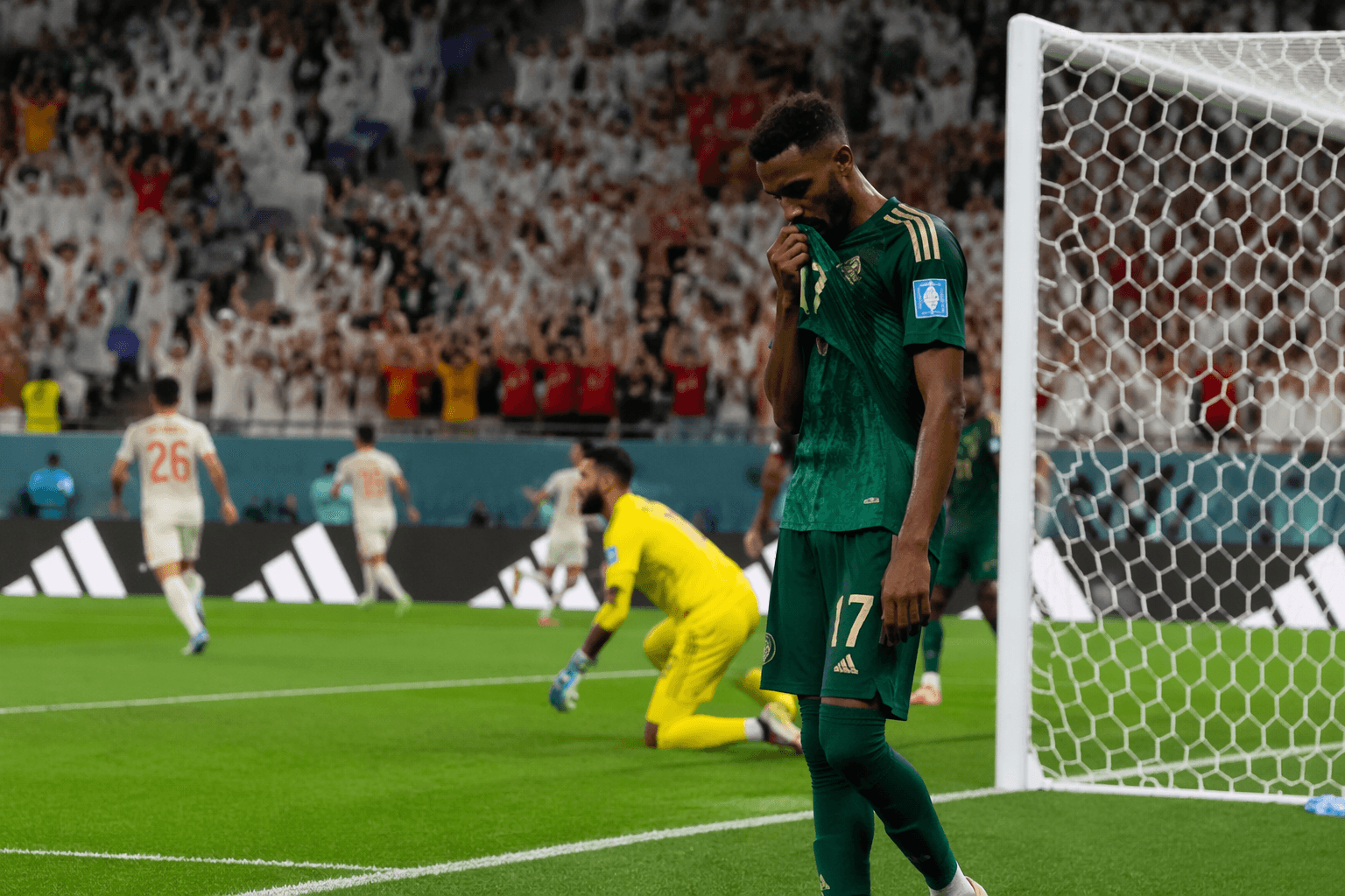Spain routs Saudi Arabia after Hassan Al Tambakti own goal