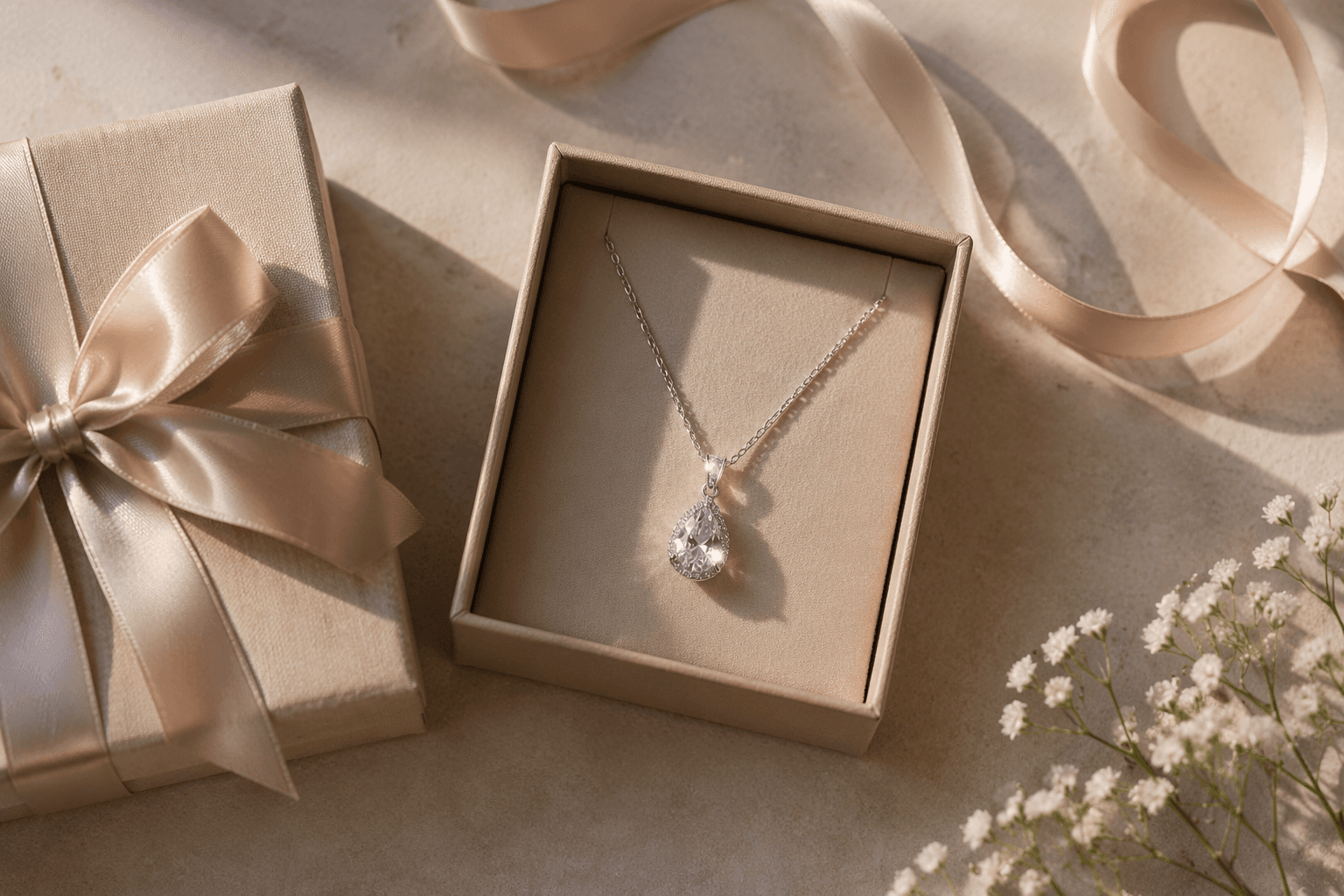 ShopHQ’s $100 simulated diamond necklace makes gifting feel luxurious