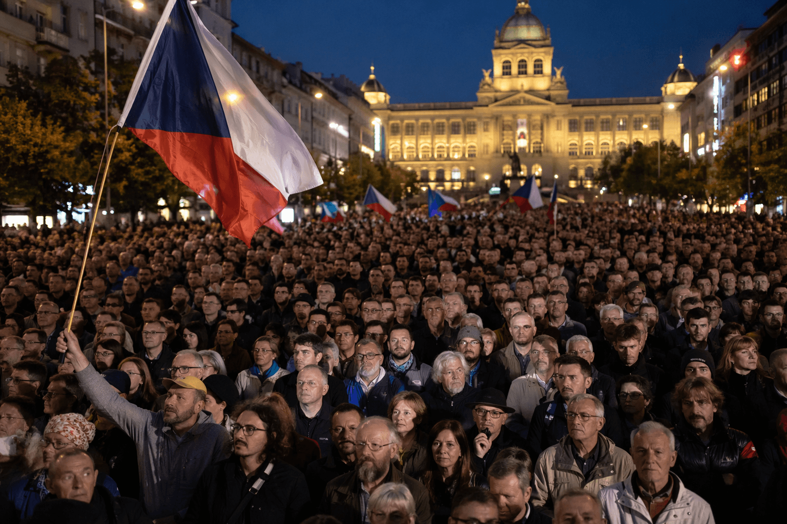 Thousands protest Prague plan to overhaul public broadcaster funding