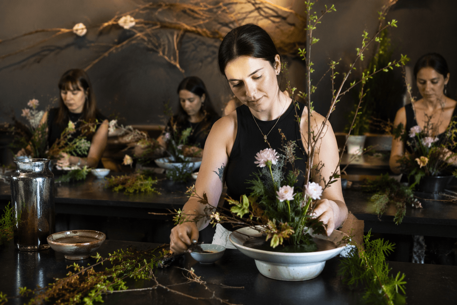 Japanese flower arranging blooms anew in the United States