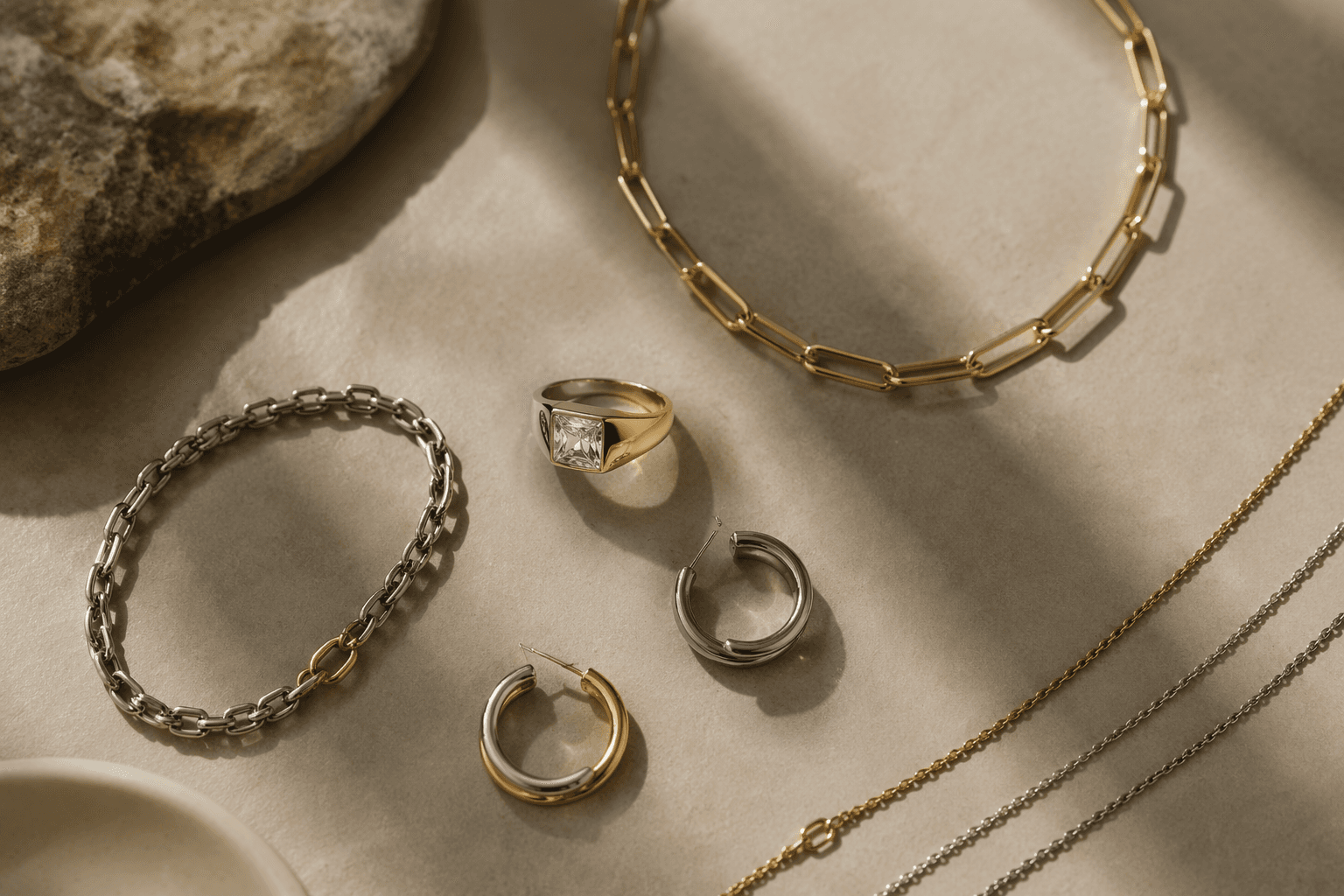 Emilien debuts Parisian jewelry built on limited-edition layering, mixed metals