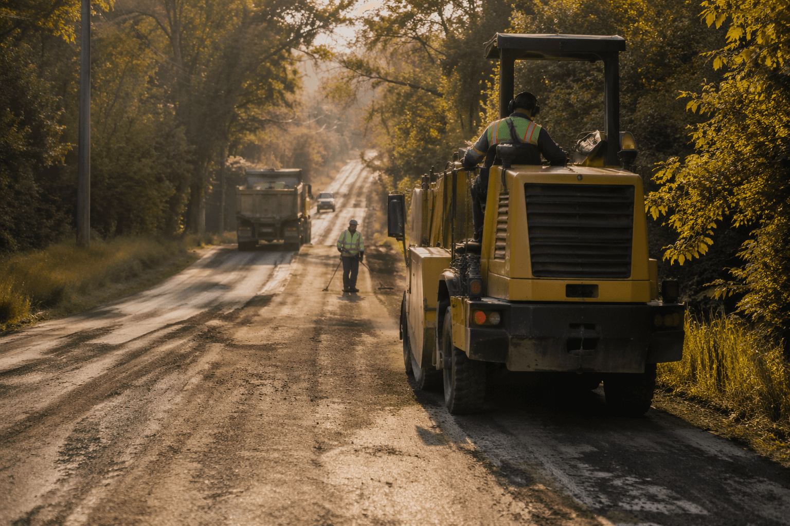 Beitner Road closes as Grand Traverse County crews tackle road repairs