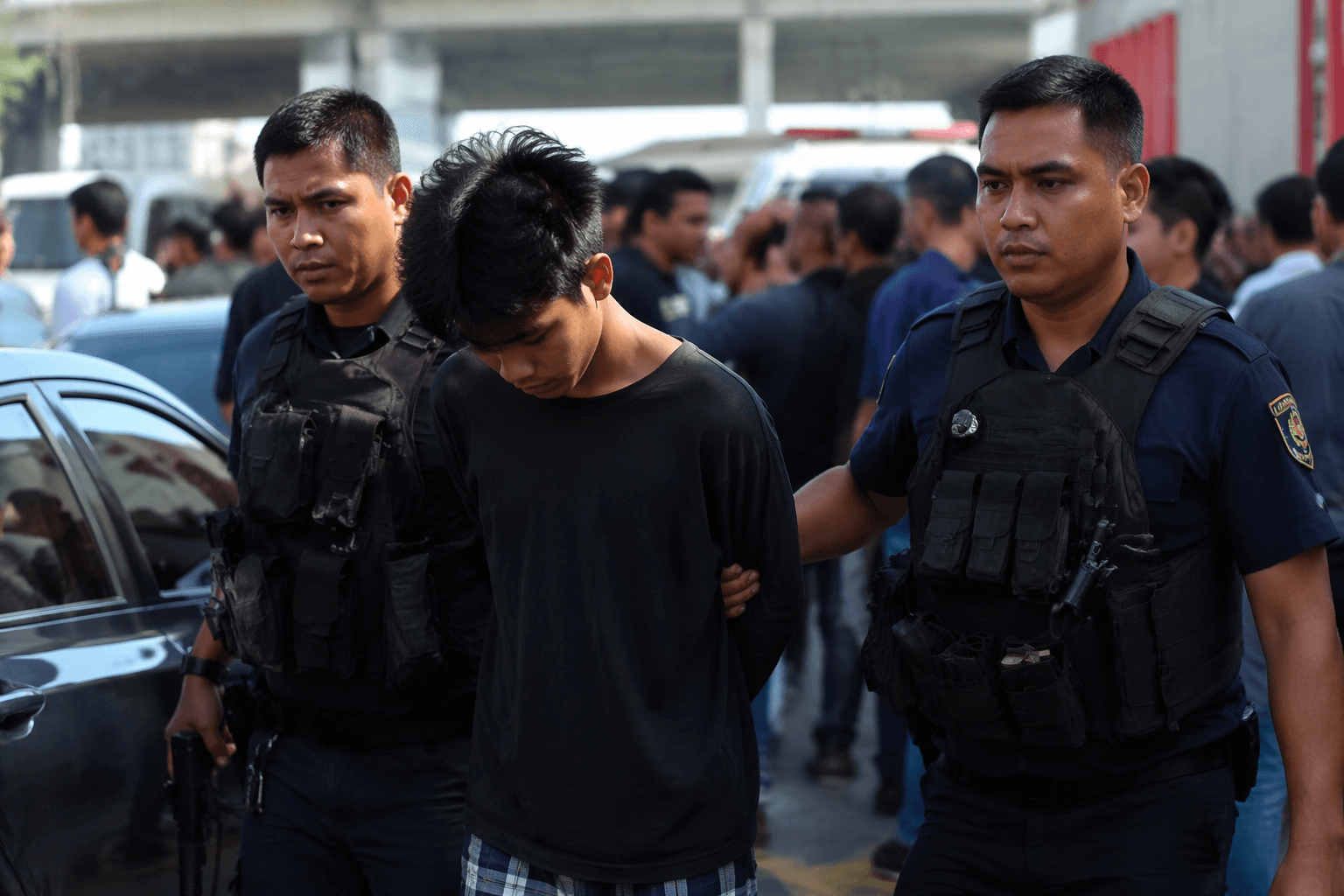 2 suspects in custody after Philippines school shooting kills 3