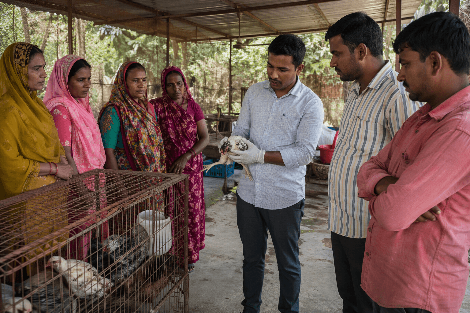Training boosts biosecurity awareness for backyard poultry keepers in Gujarat