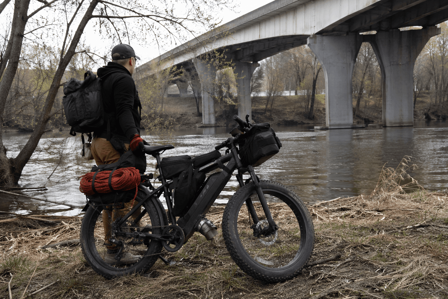 E-bike setup makes magnet fishing gear easier to haul anywhere