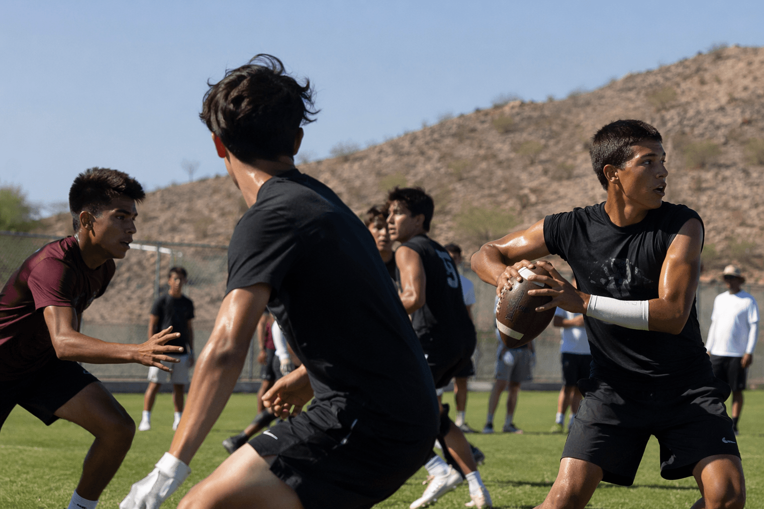 Yuma County teams sharpen skills at Gila Ridge 7-on-7 event