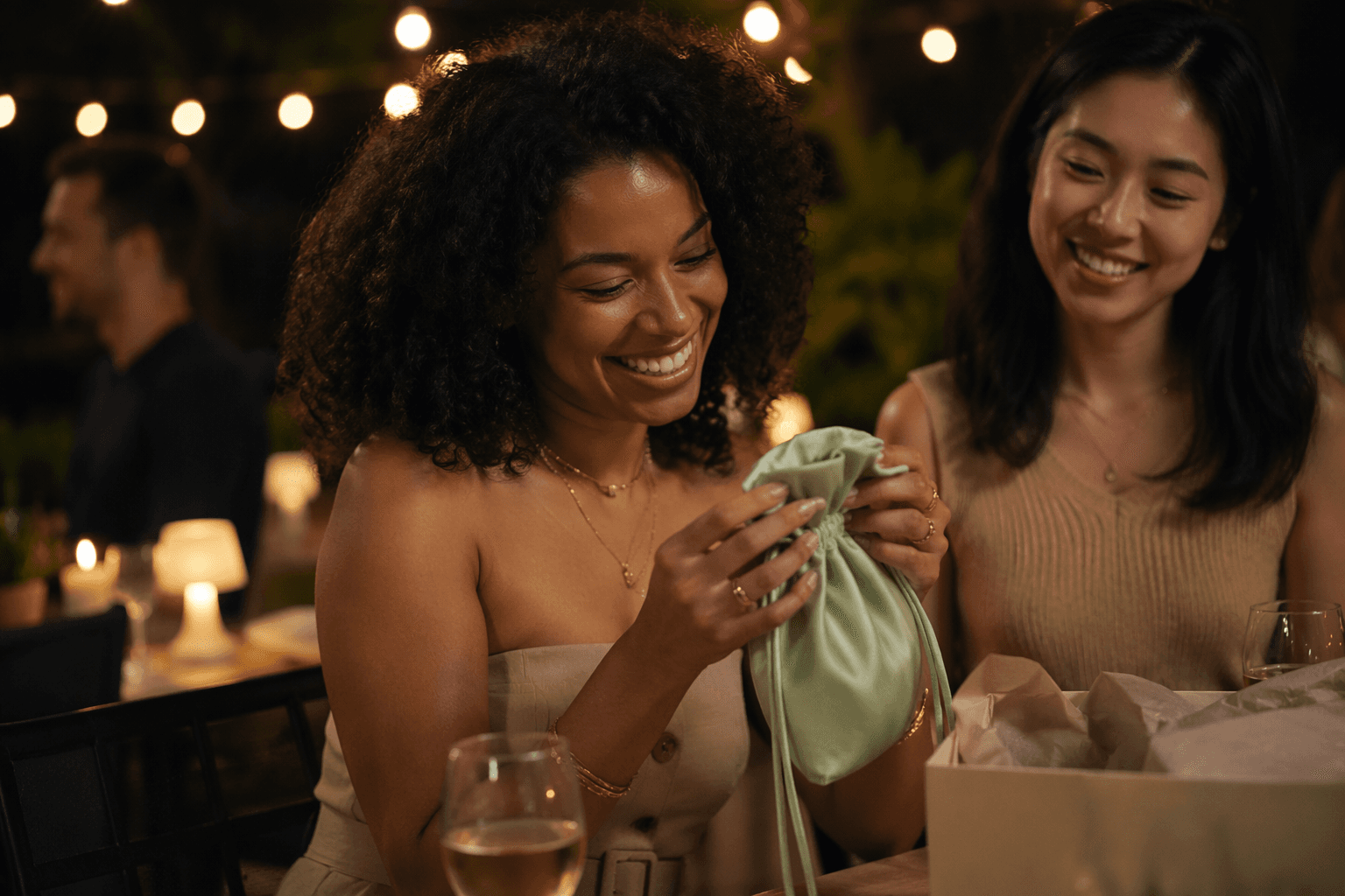 Silk pouch bags are summer’s coolest giftable accessory trend