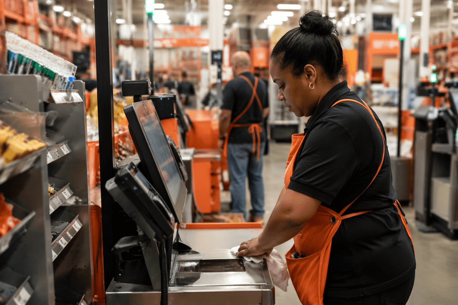 States weigh self-checkout limits, Home Depot faces staffing implications