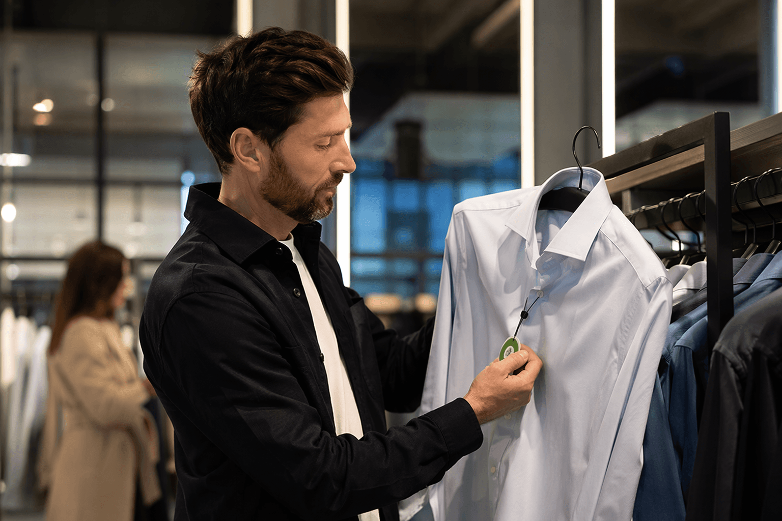 OLYMP puts sustainability labels front and center on garments and online