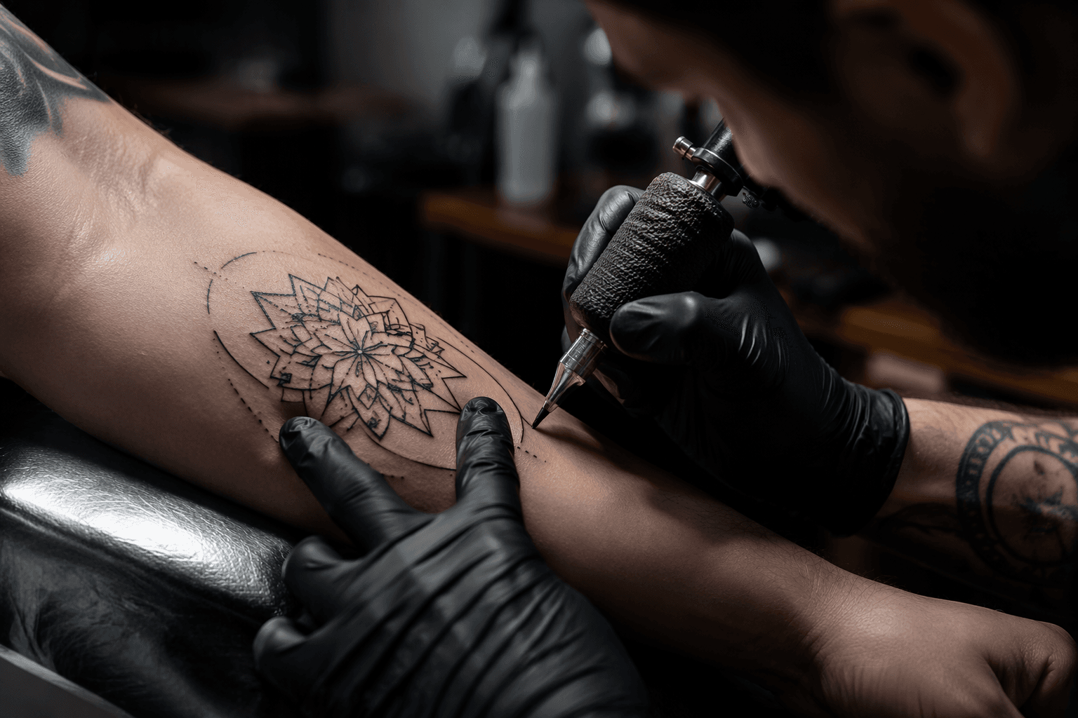 Why medium-sized geometric tattoos often deliver the crispest results