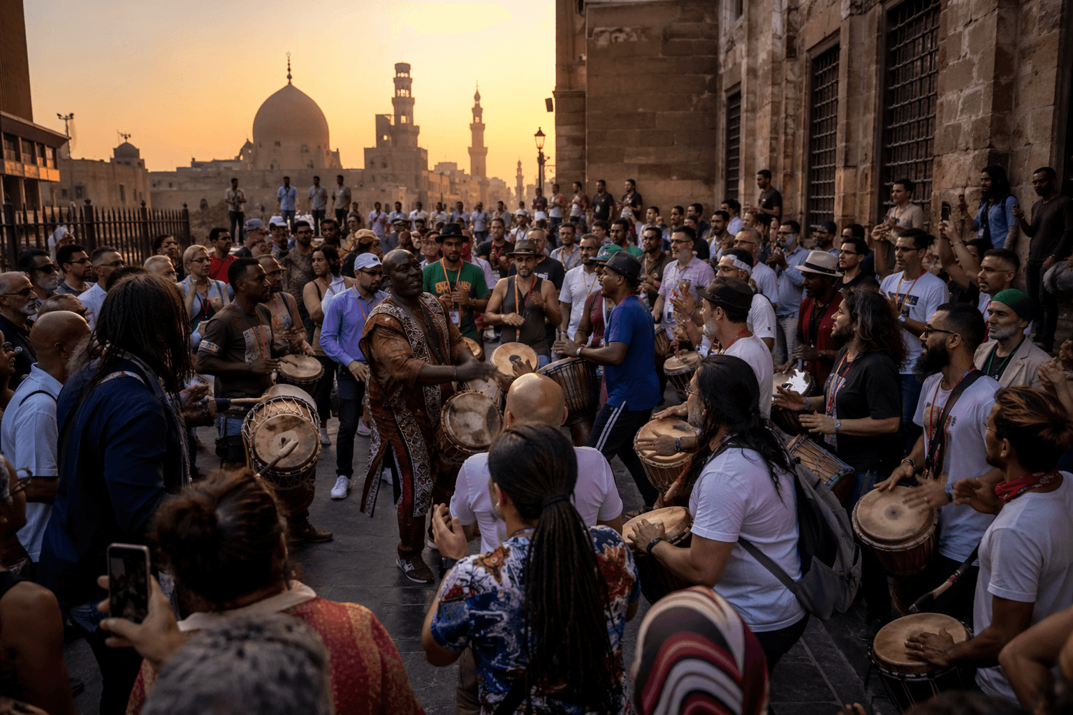 Cairo drum festival unveils schedule for 50-country celebration