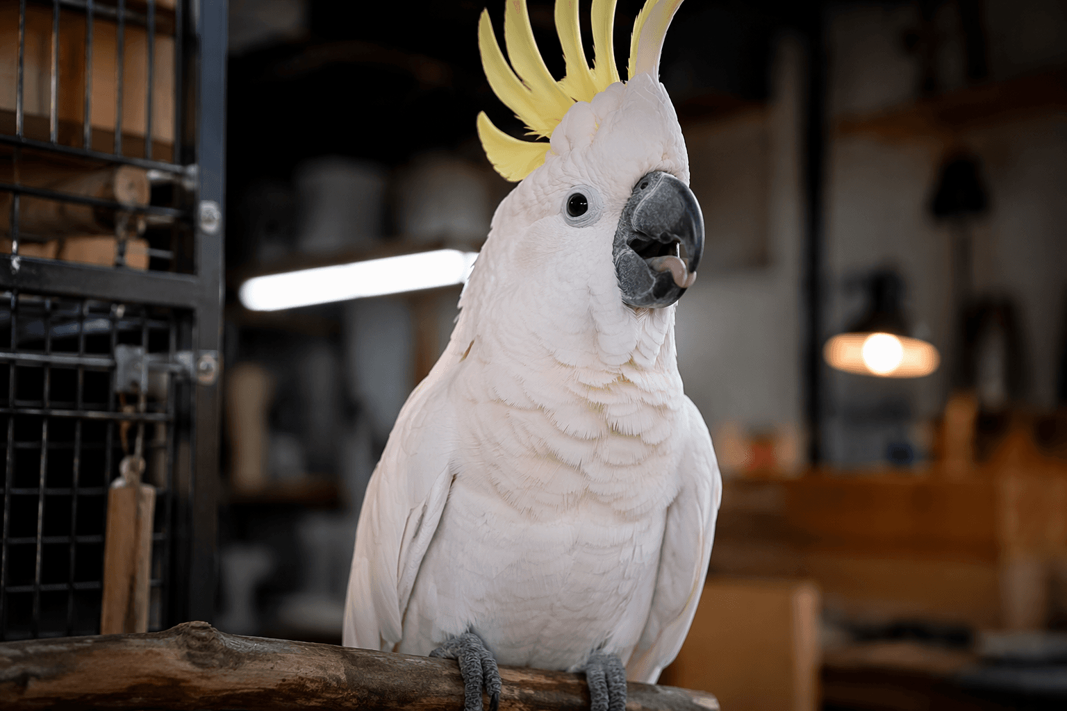 Cockatoo owner asks if constant tongue motion is normal