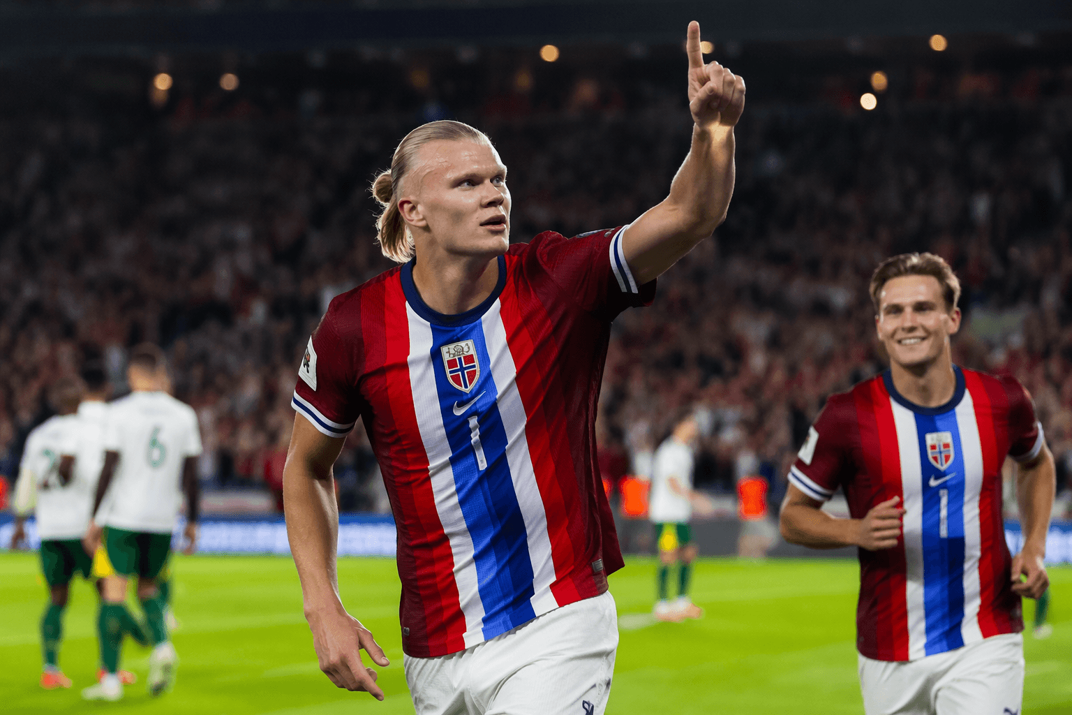 Haaland double sends Norway into World Cup round of 32