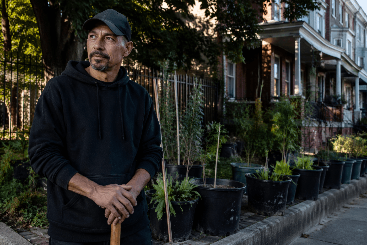 West Baltimore neighbor returns stolen green space items to resident