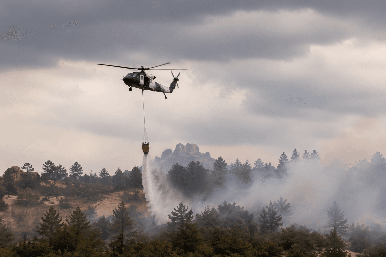 AI camera alert helps Douglas County crews contain mountain wildfire