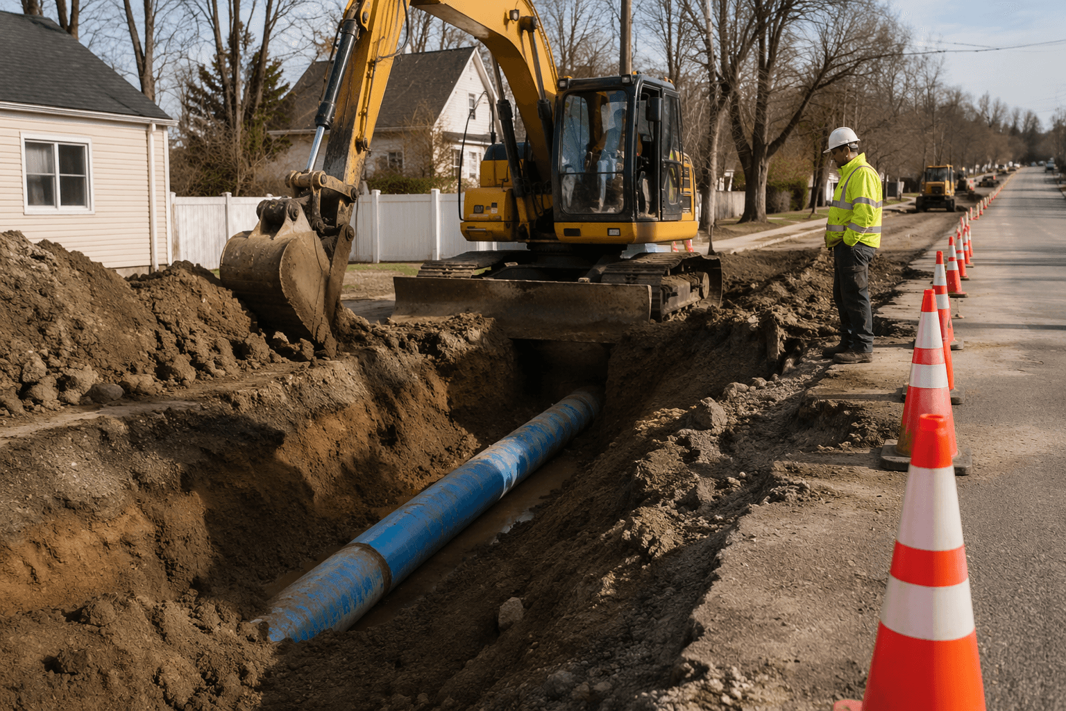 7th Street SW closes for water main replacement in Jamestown
