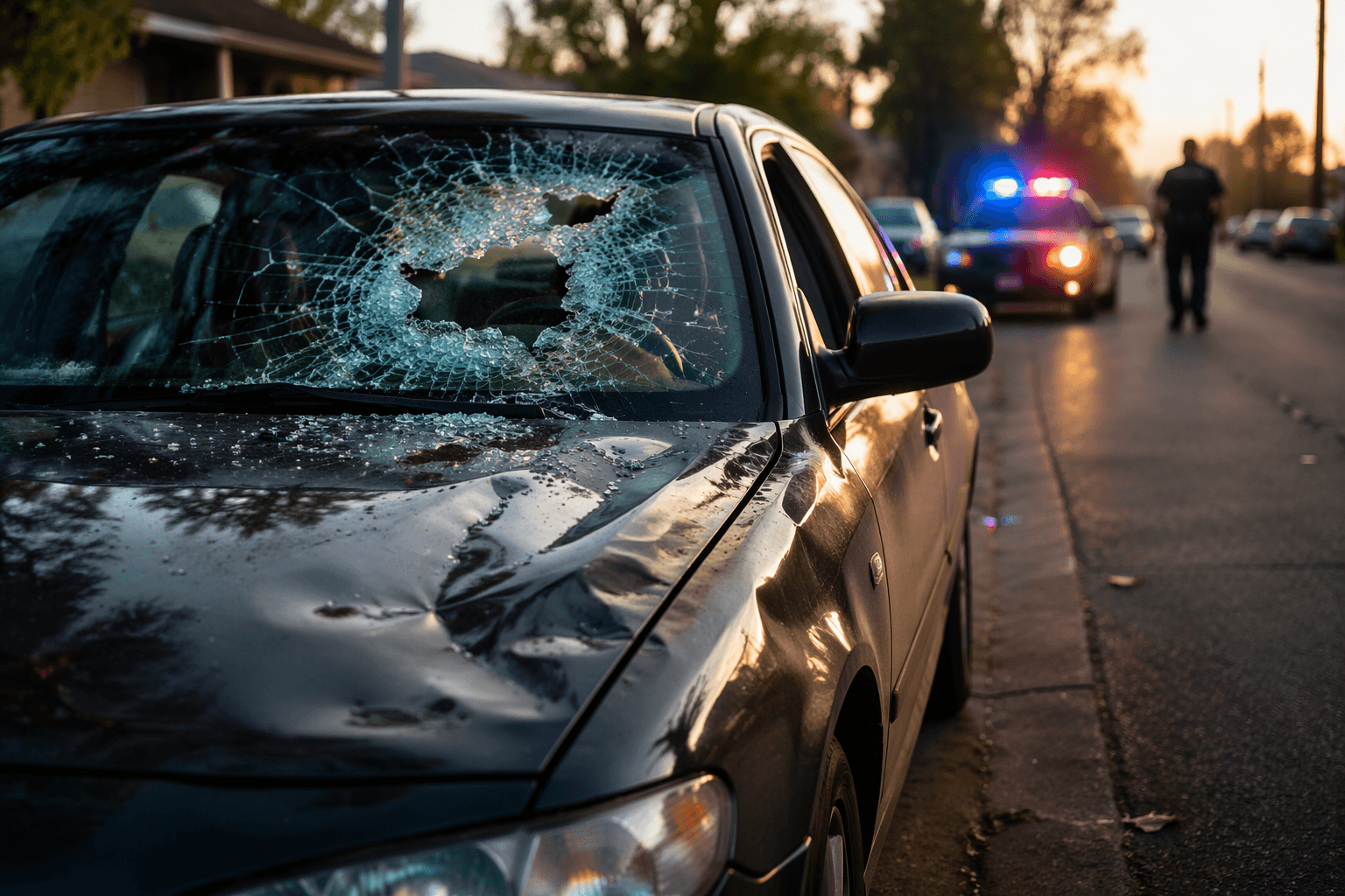 Fresno police seek suspect accused of vandalism, bat attack on car