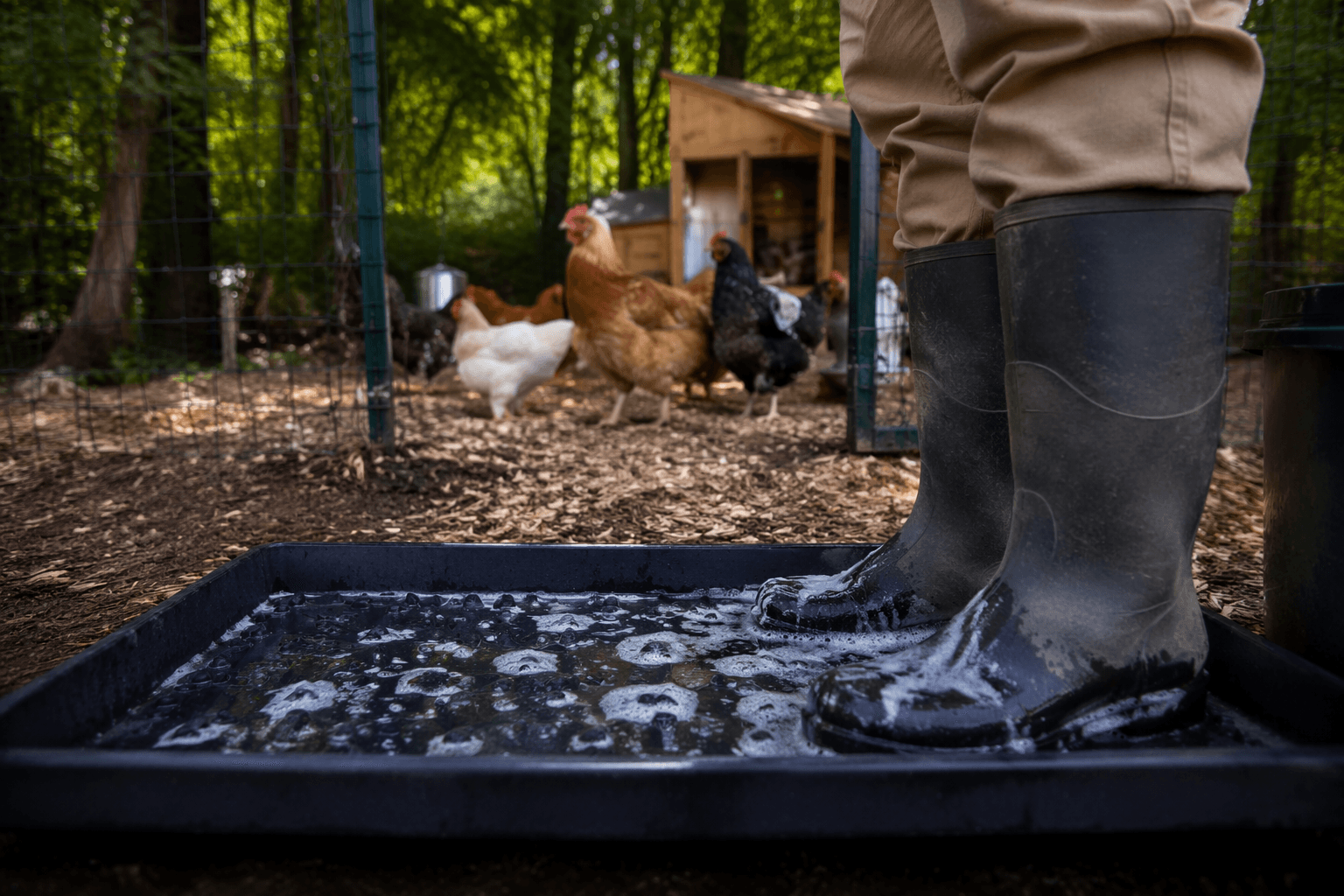 Biosecurity basics help backyard chicken keepers protect small flocks