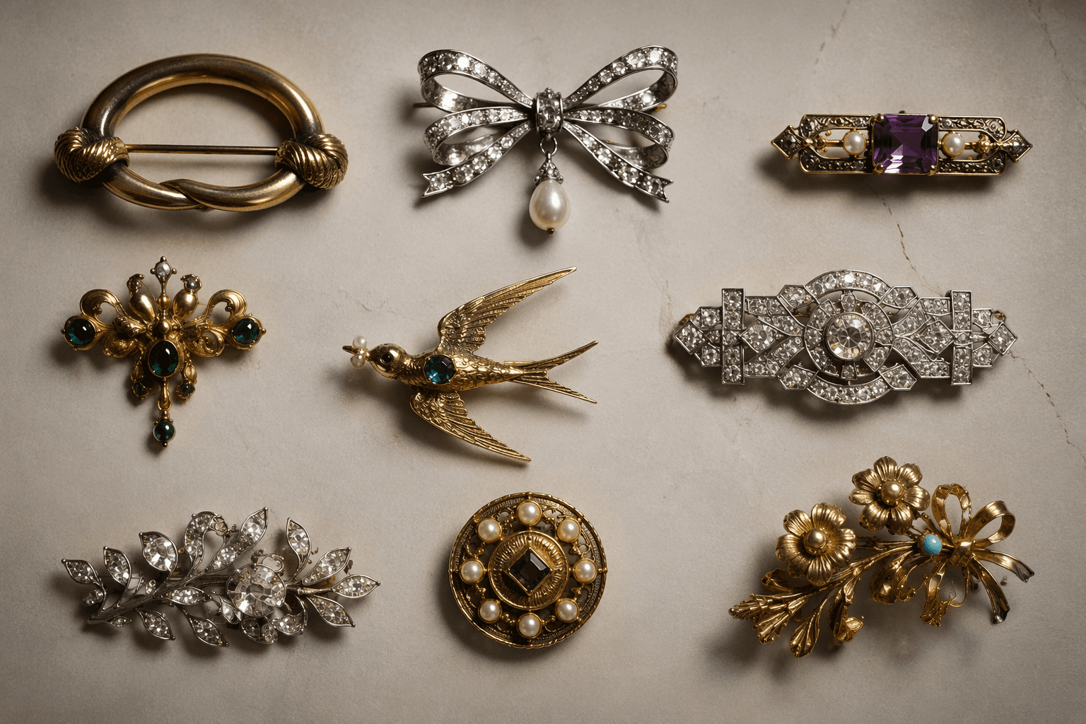Brooches make a comeback from Bronze Age fasteners to runway stars