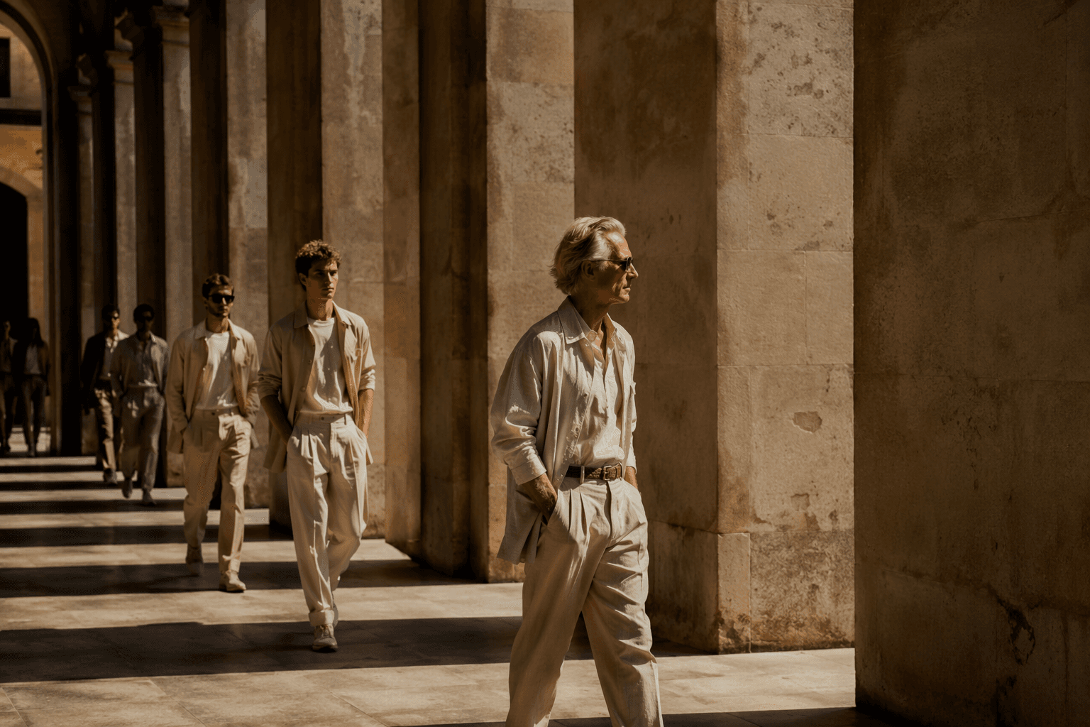 Giorgio Armani closes Milan with sun-faded tailoring and Mediterranean ease