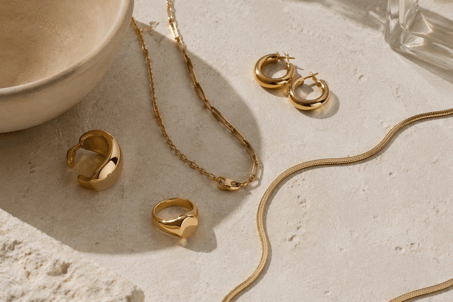 Mejuri expands personalized jewelry lineup with gold-finished steel pieces