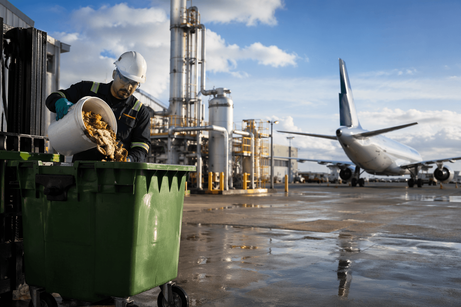 University of Illinois turns food waste into sustainable aviation fuel