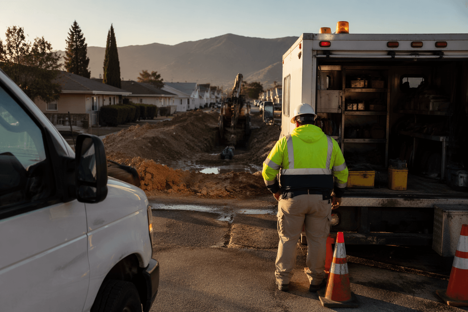 Optimum outage in Pahrump tied to gas line damage, repairs continue
