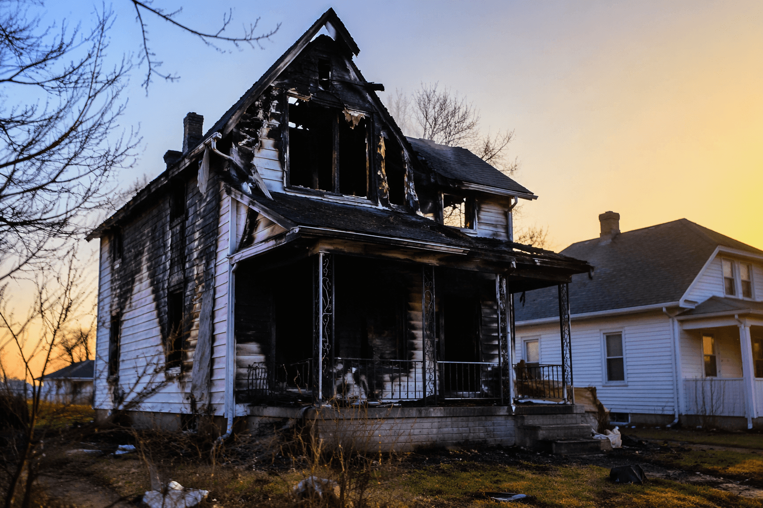 Overnight fire destroys vacant Hardin Avenue house in Jacksonville