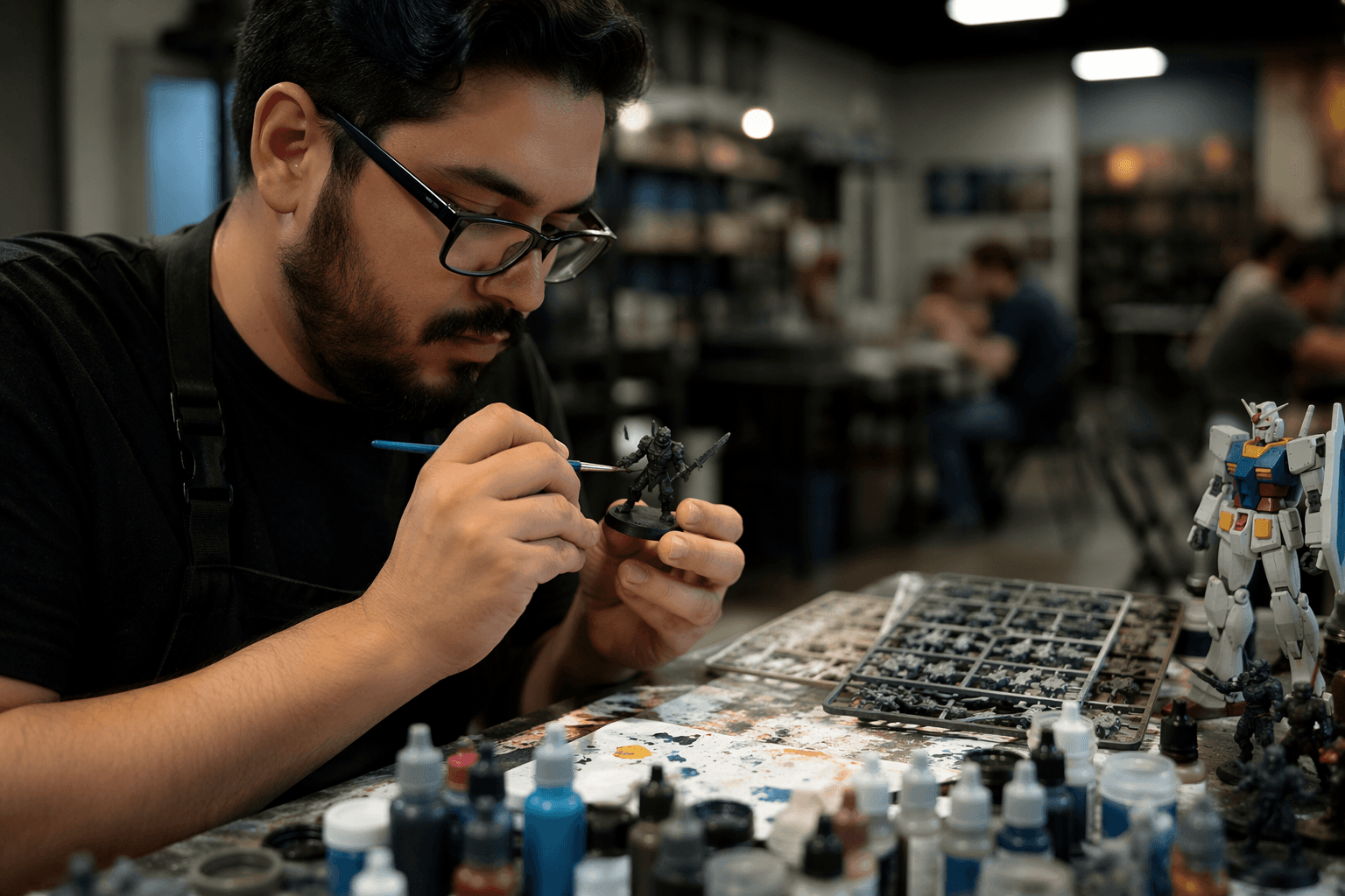 Surprise, Arizona calendar pairs miniature painting with Gunpla and Warhammer events