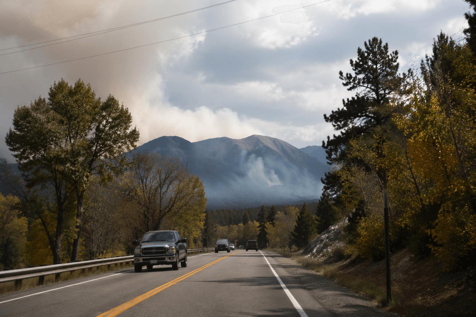 Smoke from Boggy Draw prescribed fire impacts Rico, Highway 145