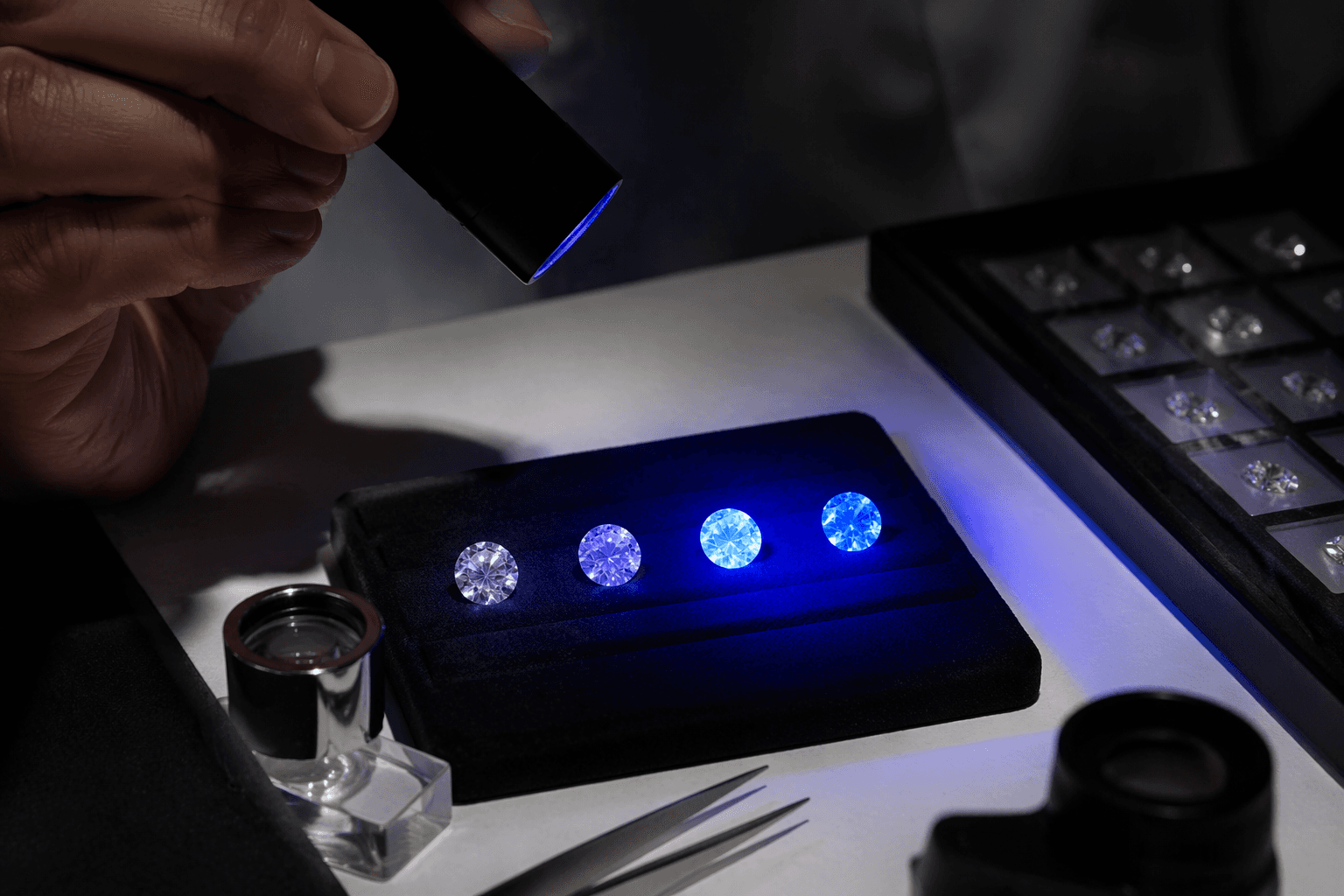 Diamond fluorescence, what buyers need to know about value and appearance