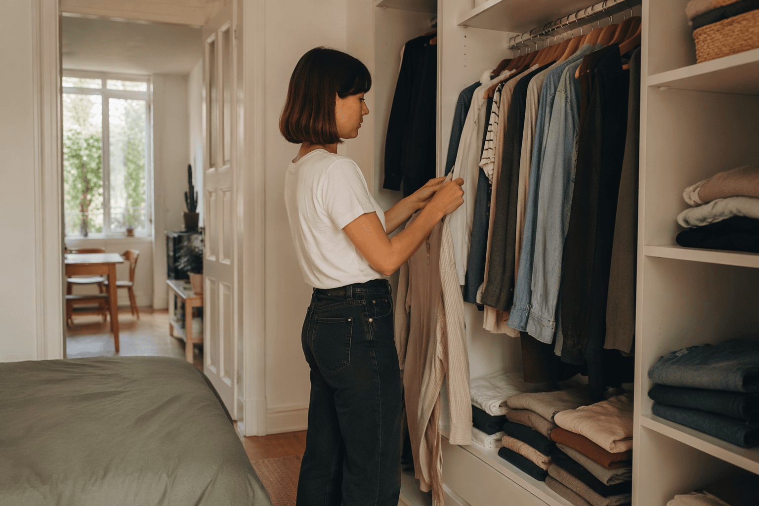 The 333 capsule wardrobe method makes dressing simpler, greener