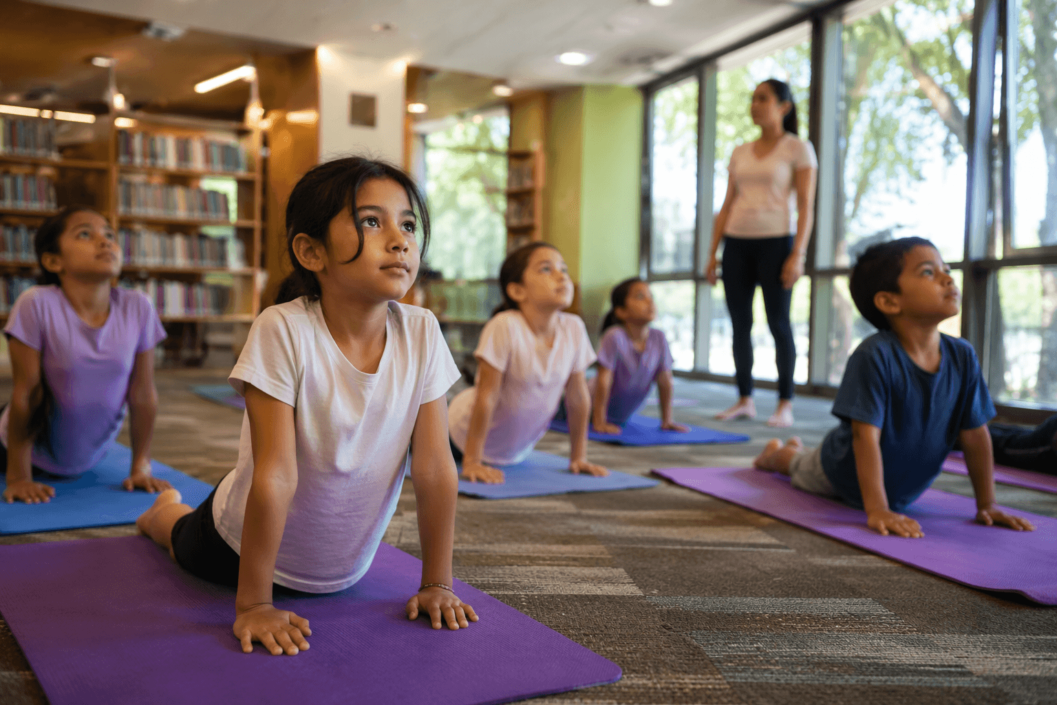 Library offers free yoga classes for kids at Lake Branch