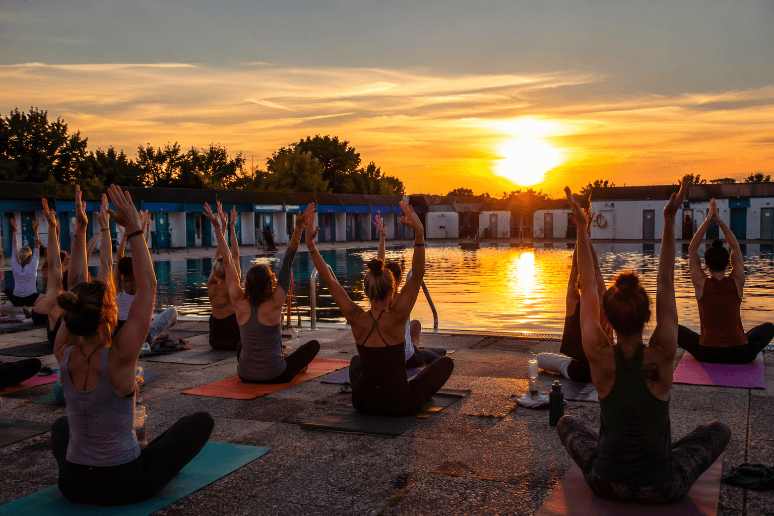 Aldershot Lido adds sunset yoga for summer sessions