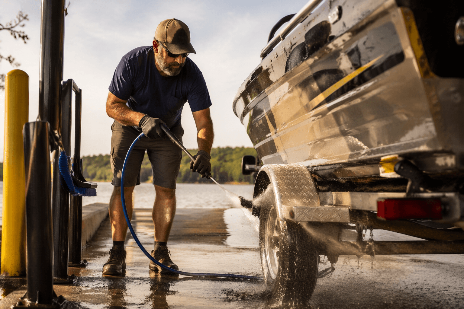 Golden Lake gets boat-cleaning station to block invasive species