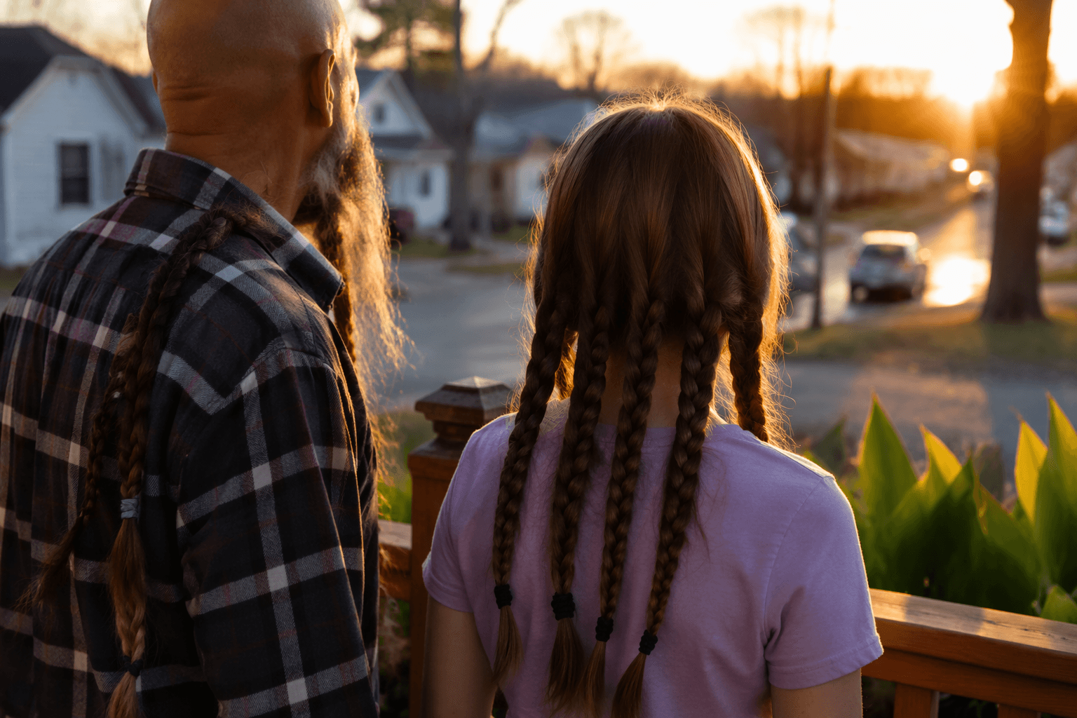Crystal Falls daughter, Amasa father donate hair to Locks of Love