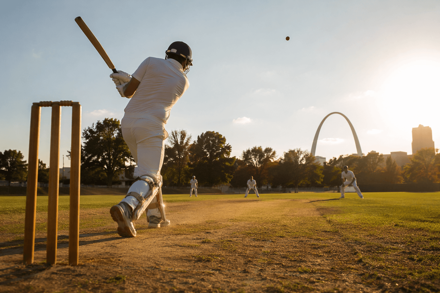 St. Louis cricket traces back to 1873 archive match report