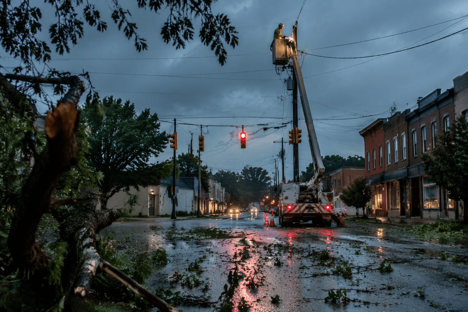 Storm knocks out power for 6,000 along Alamance-Guilford line