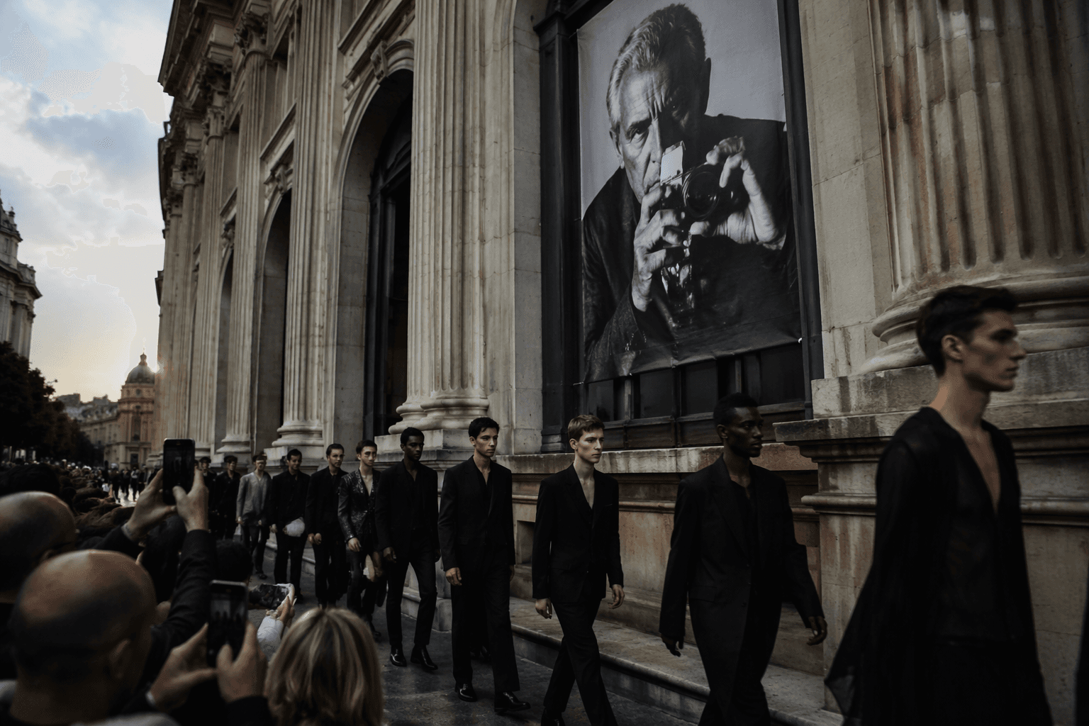 Sarah Burton debuts heritage-led Givenchy menswear campaign in Paris
