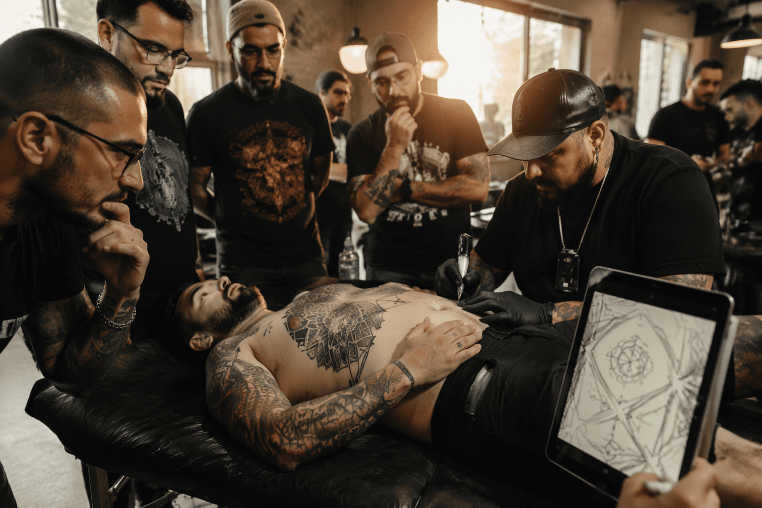 New tattoo tech streamlines geometric design, stenciling and symmetry