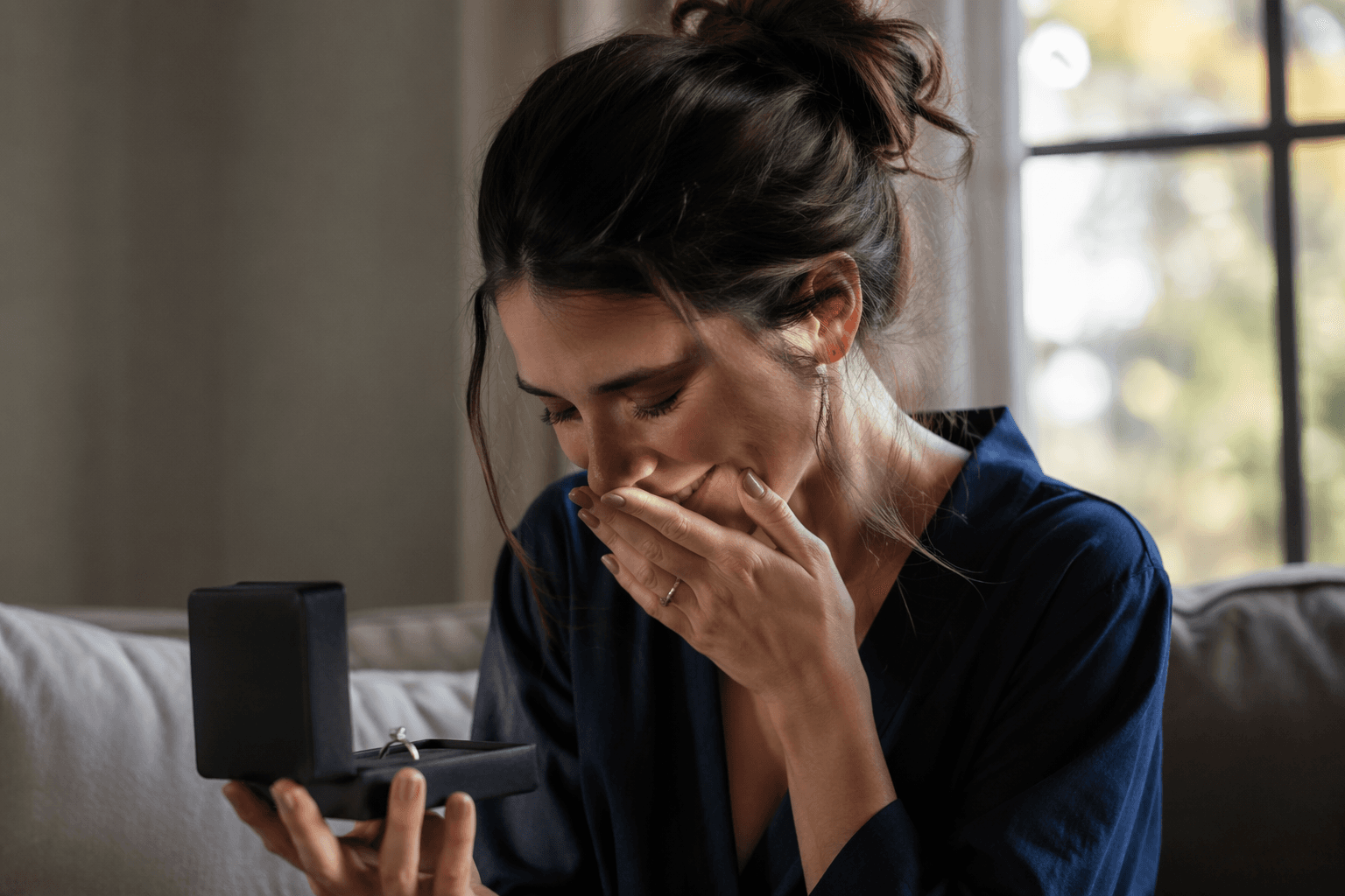 Affordable engagement rings make stylish push presents feel personal
