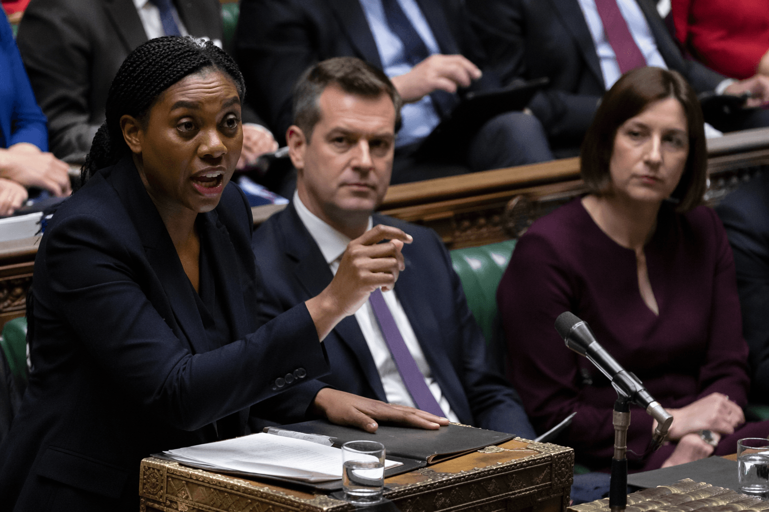 Badenoch brands Phillipson a spiteful class warrior in PMQs row