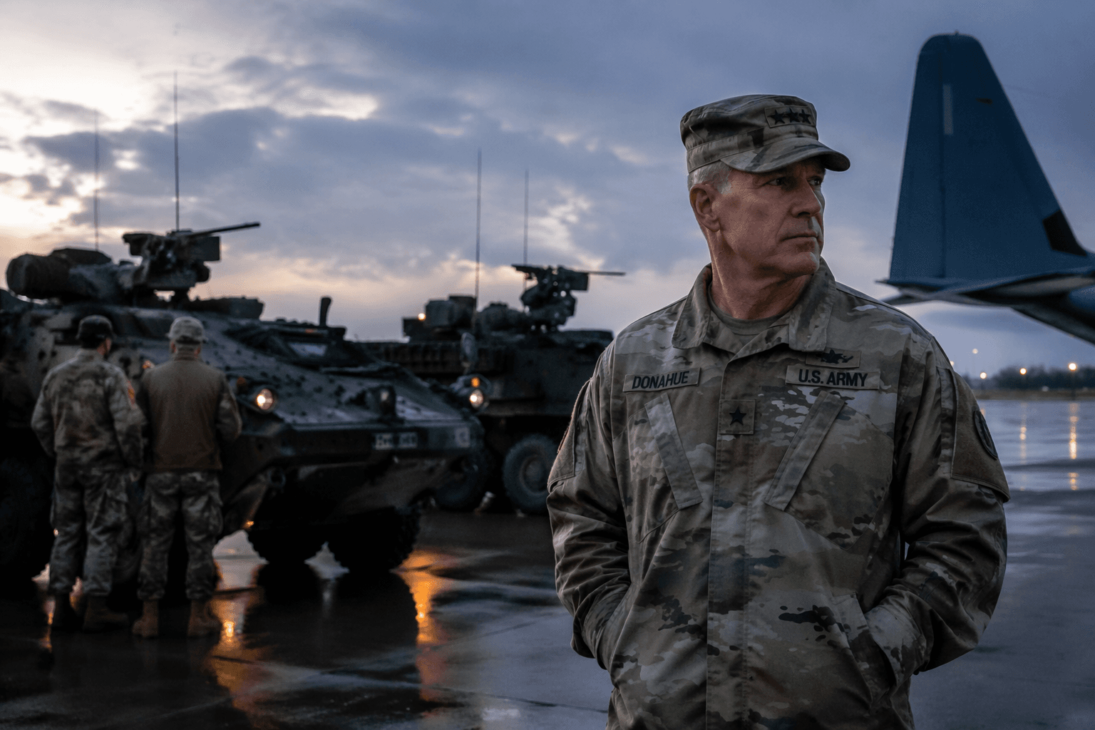 U.S. Army Europe and Africa commander Donahue to step down July 2