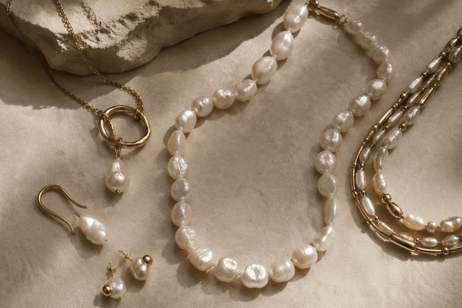 Modern pearls and sculptural necklaces define summer 2026 jewelry