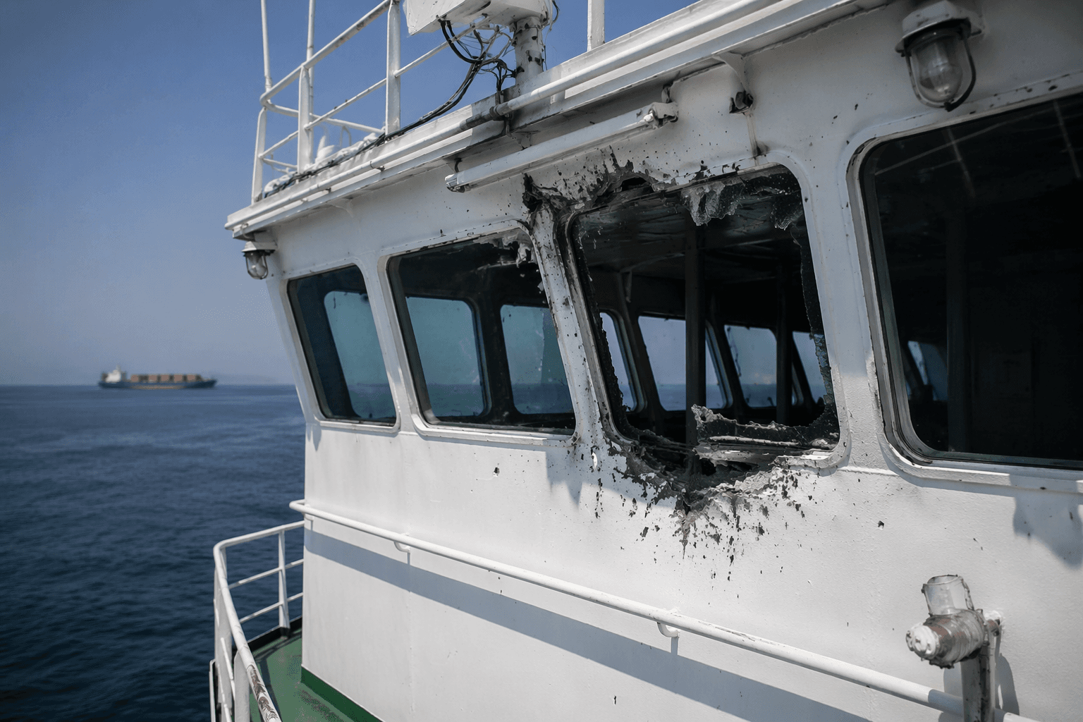 Unknown projectile strikes ship near Oman amid Strait of Hormuz tensions