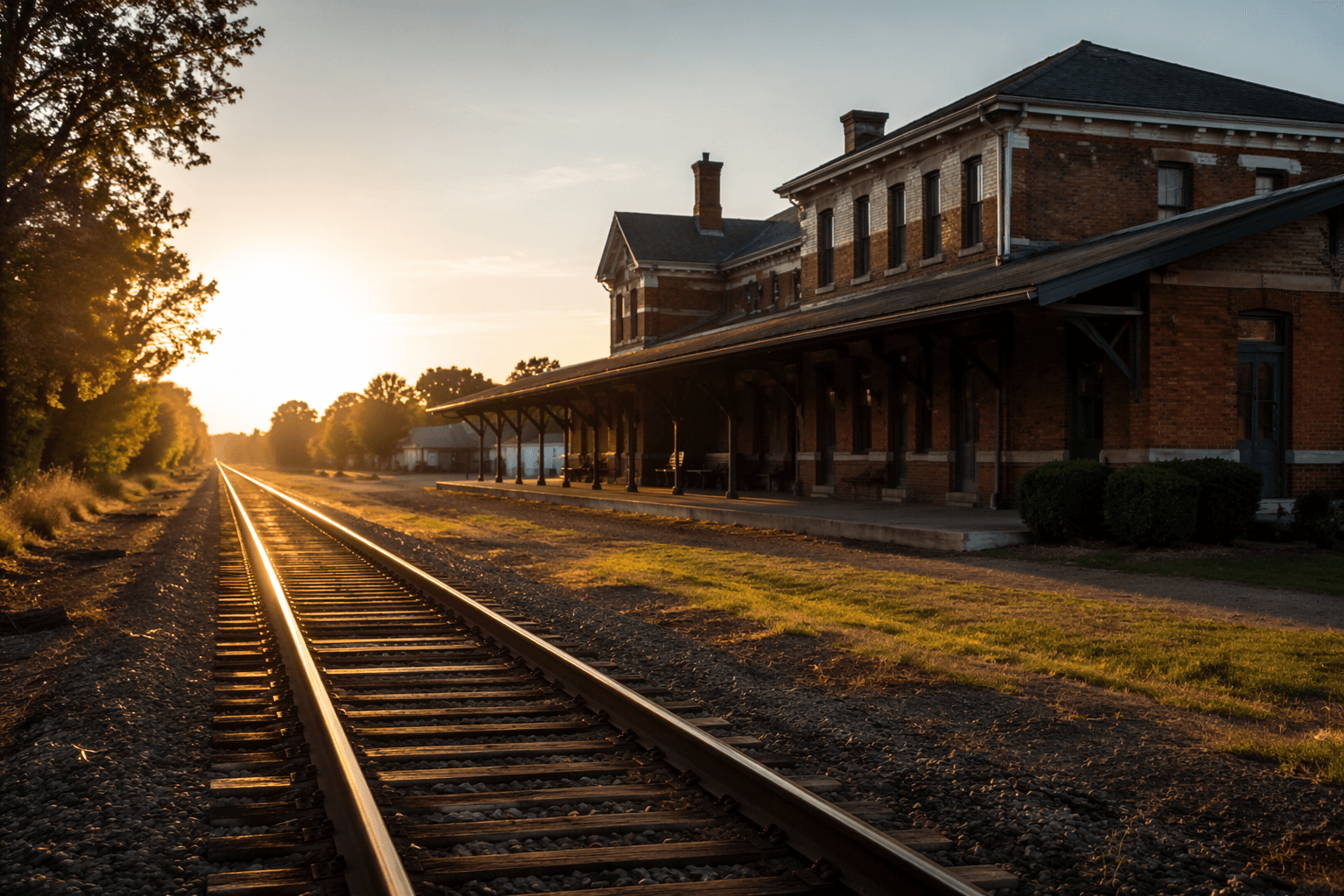 Allendale grew around the railroad, shifting from Buddenville in 1872