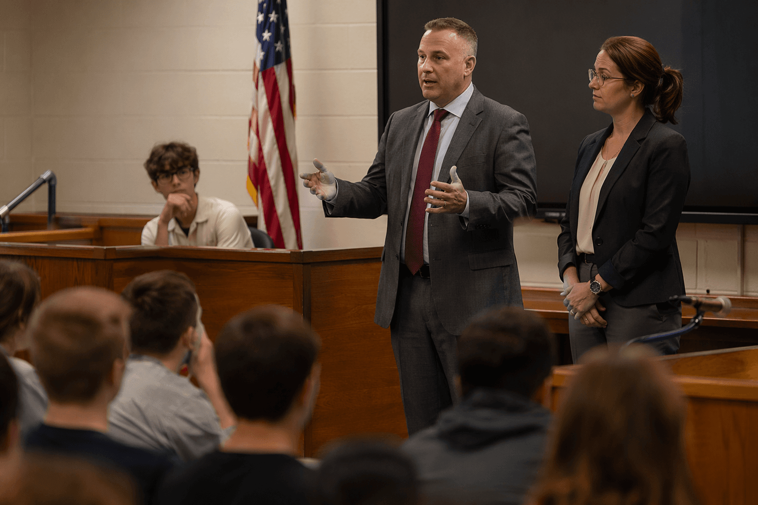 Tell City students get hands-on criminal justice lesson with local lawyers