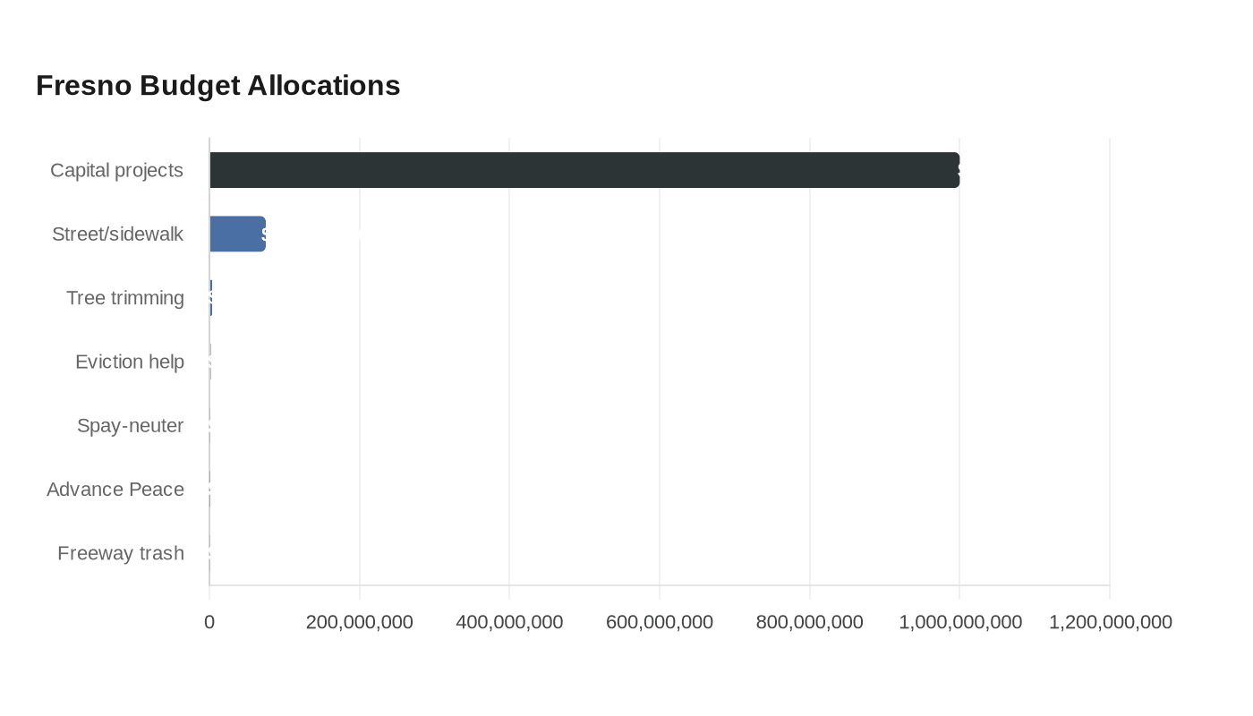 Fresno Budget Allocations