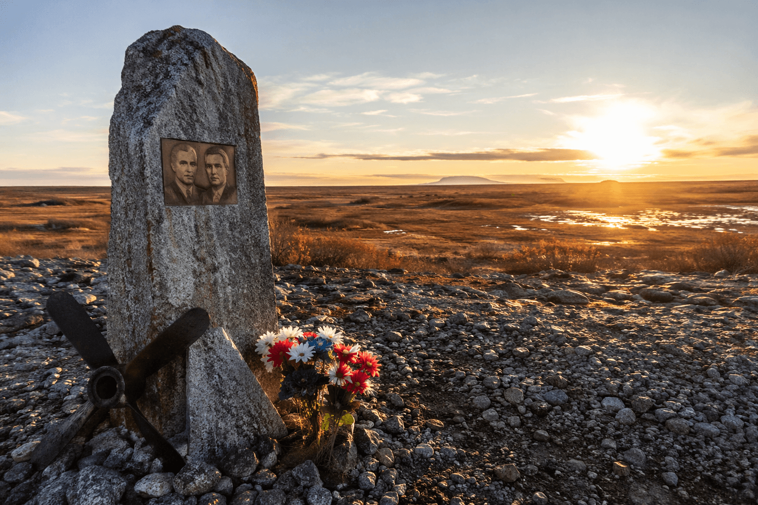 North Slope memorial marks Will Rogers, Wiley Post crash site