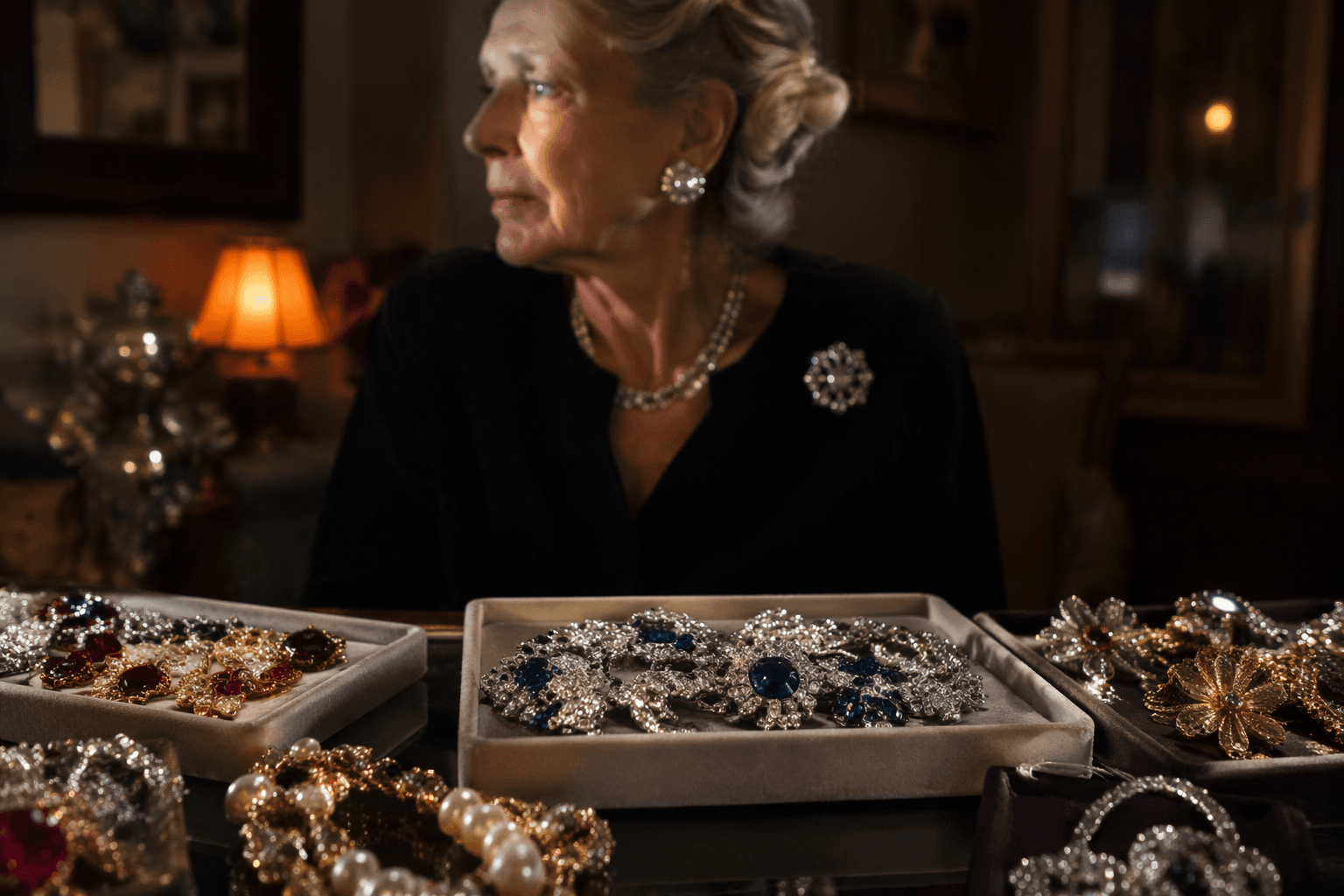 How vintage rhinestone jewelry turned imitation sparkle into luxury